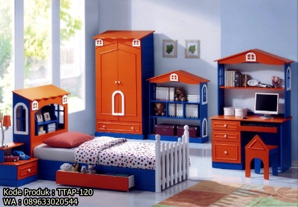Kamar Tidur Anak Laki Minimalis Ttap 120 Shidiq Furniture Shidiq Furniture